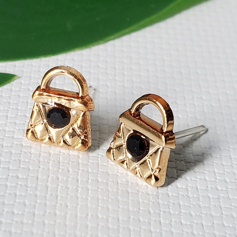 Hypoallergenic Plastic Studs Earrings Bag